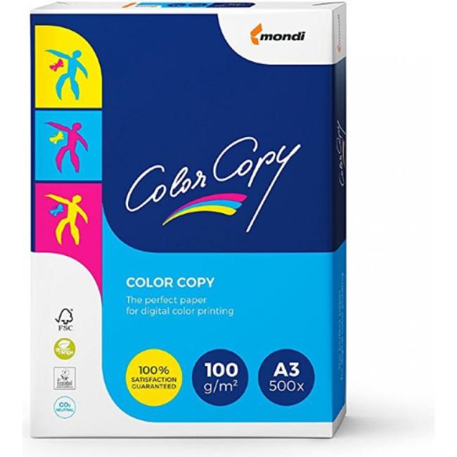 Farbkopierpapier A3, 100 g, 500 Blatt