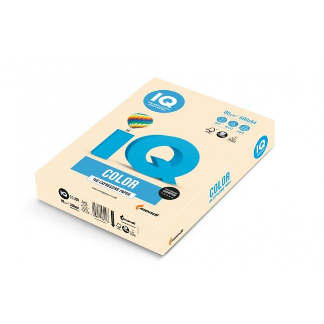 IQ Color Cream CR20 Farbpapier, A4, 80 g
