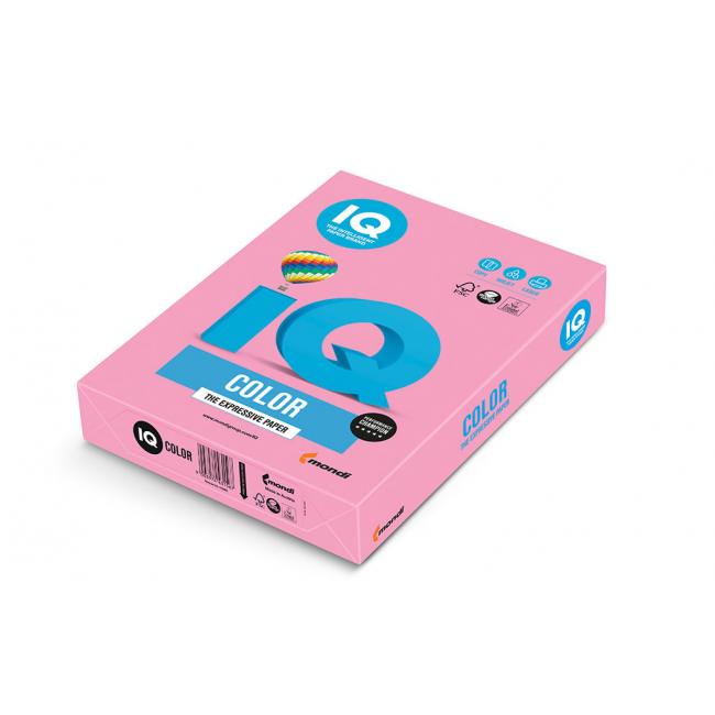 Farbiges Papier IQ Farbe Rosa Pastell PI25, A4, 80 g