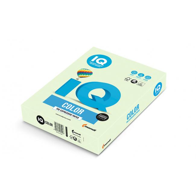 Farbiges Papier IQ color pastellgrün GN27, A4, 80 g