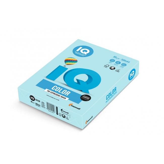 IQ Farbpapier mittelblau MB30, A4, 80 g