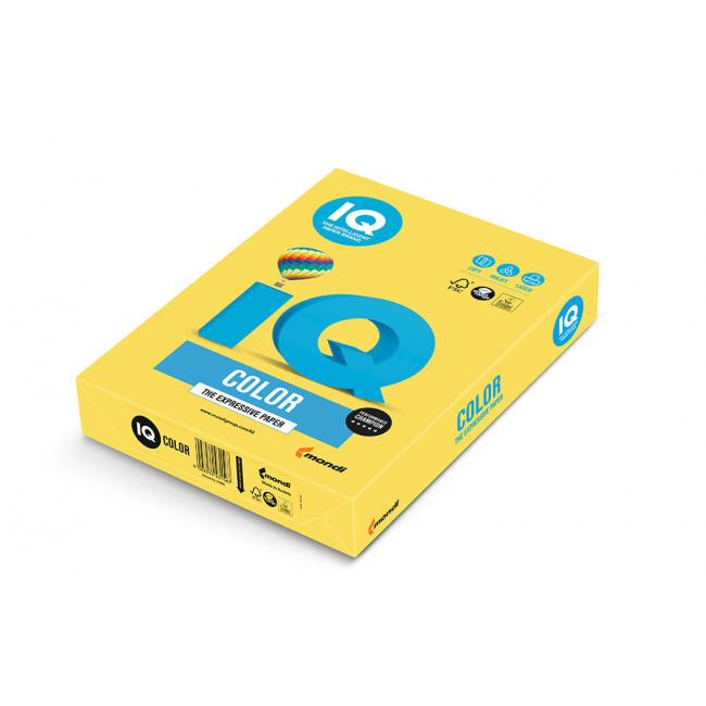 IQ Farbpapier Kanariengelb CY39, A4, 80 g