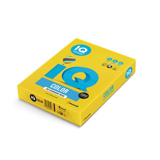 IQ Farbpapier, intensives Gelb IG50, A4, 80 g
