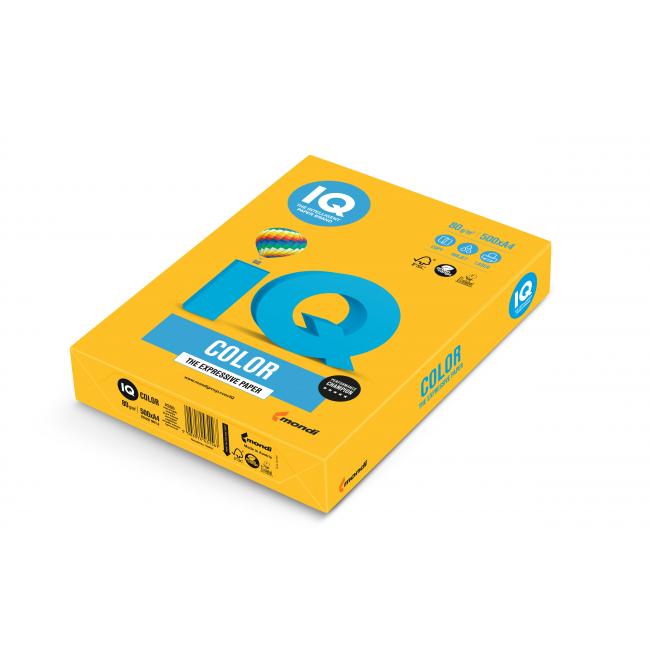 IQ Farbpapier Sonnengelb SY40, A4, 80 g