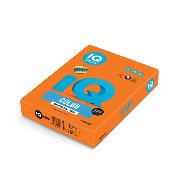 IQ Farbpapier orange OR43, A4, 80 g