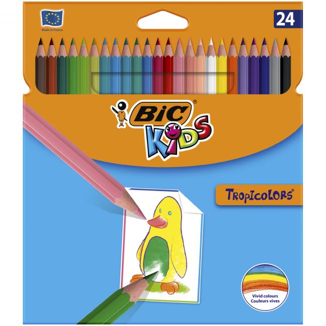 BIC Tropicolors Buntstifte, 24 Stück
