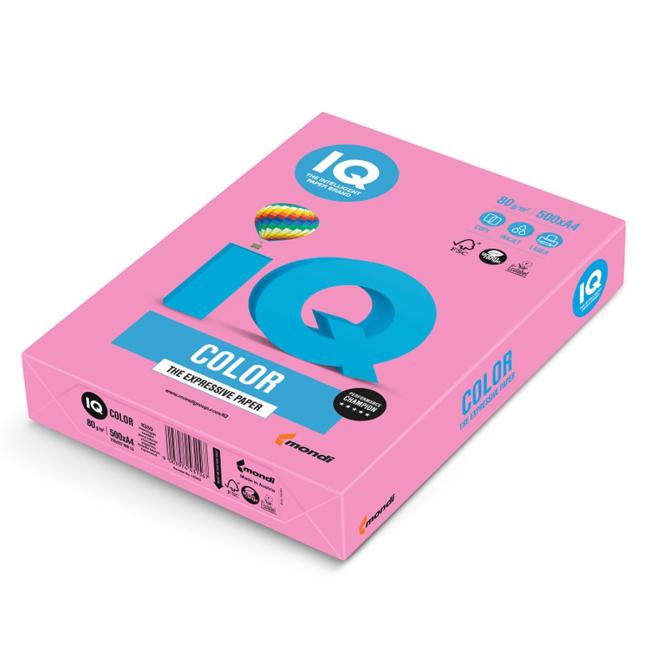 IQ Color Neonpink NEOPI Farbpapier, A4, 80 g