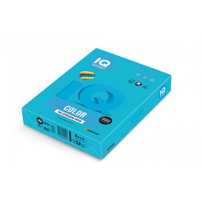 IQ Farbpapier Cyanblau AB48, A4, 160 g