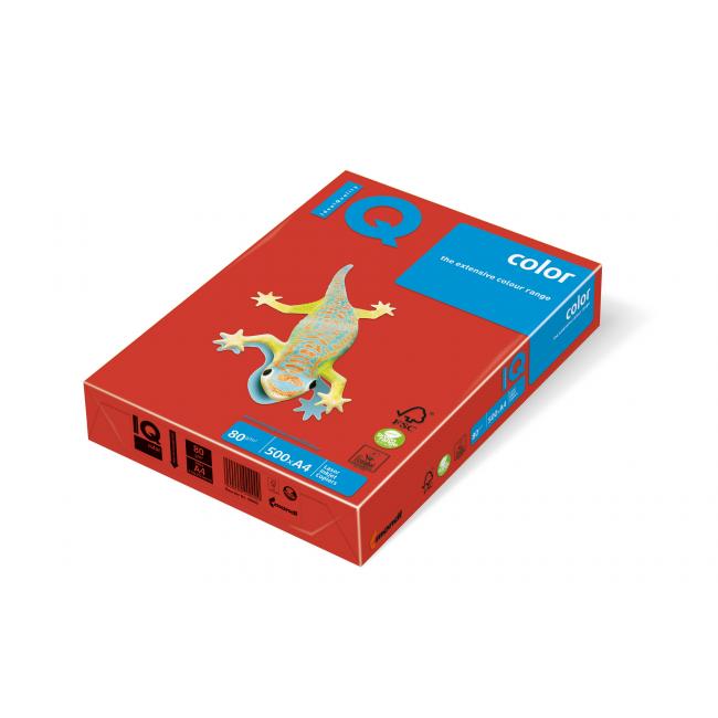 Farbiges Papier IQ Farbe Ziegelrot ZR09, A4, 80 g