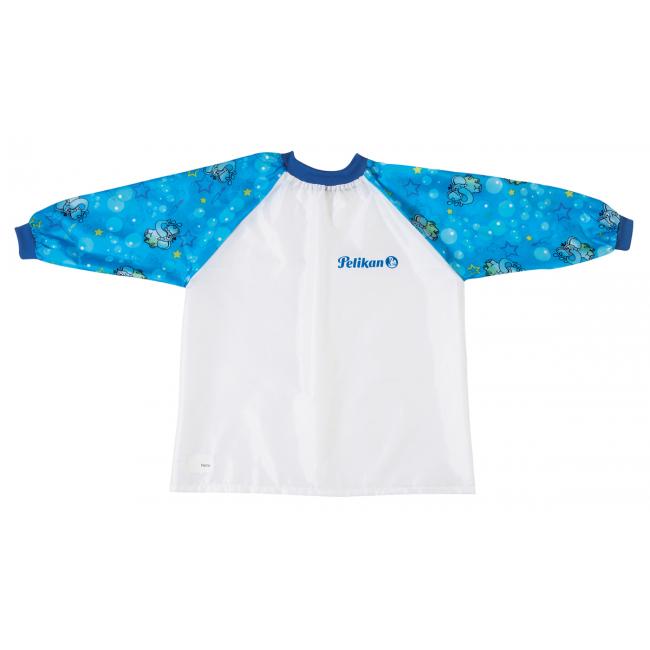 [PE105346] Kinder-Malschürze Pelikan, blaue Ärmel
