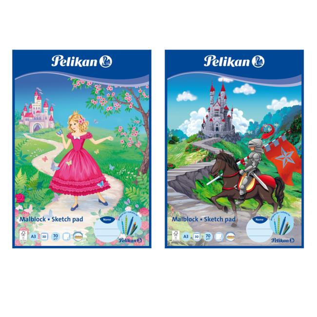 Skizzenbuch Pelikan A3 30 Blatt 70g