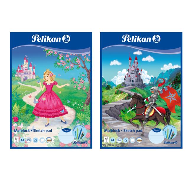 Pelikan Skizzenbuch A4, 100 Blatt, 70 g