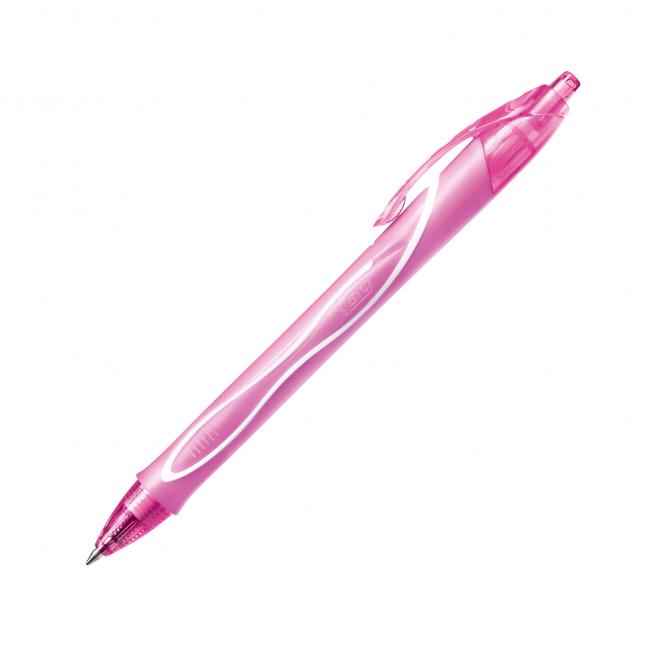 Bic Gelocity Quick Dry Gelstift pink