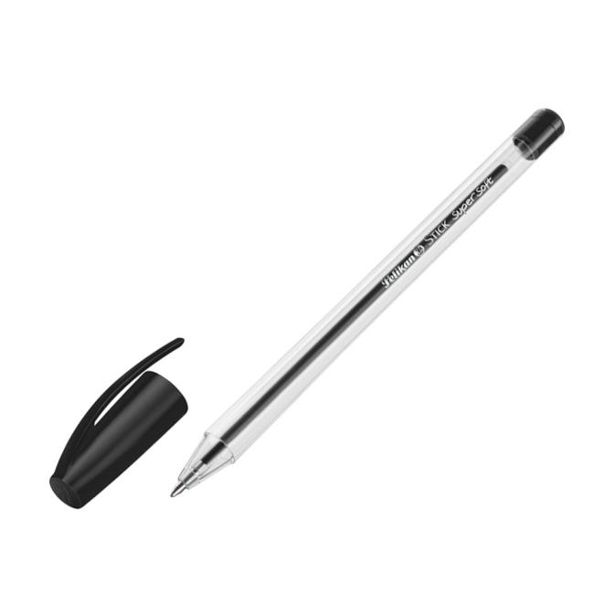 Pelikan Stick Super Soft Kugelschreiber, schwarz, 50 Stück