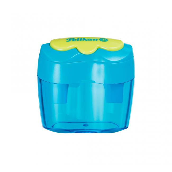 [PE700702] Pelikan Flower Kunststoffreibe mit 2 Löchern, blau