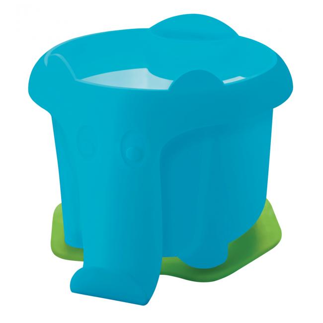 [PE808980] Pelikan-Kunststoffbecher für Wasserfarben in Elefantenform, blau