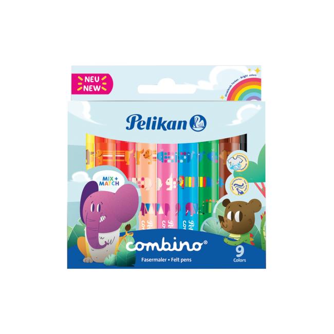 Pelikan Combino 411 Markerset 9 Farben