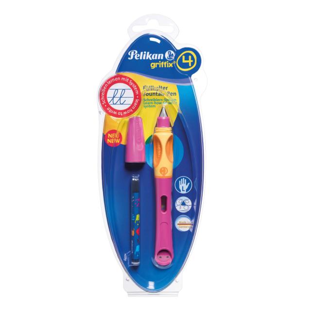 Pelikan Griffix 4 L Füllfederhalter rosa