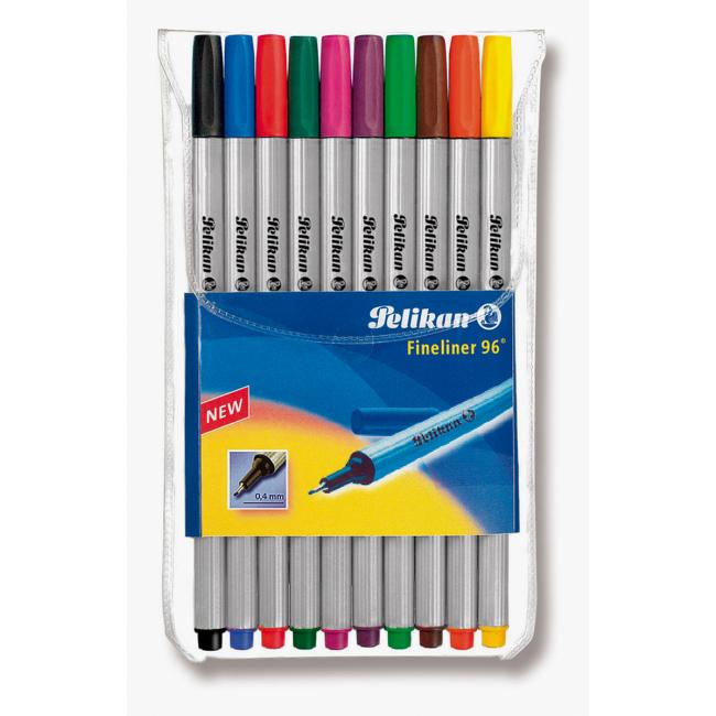 Set von Pelikan Fineliner 96-0.4/10S