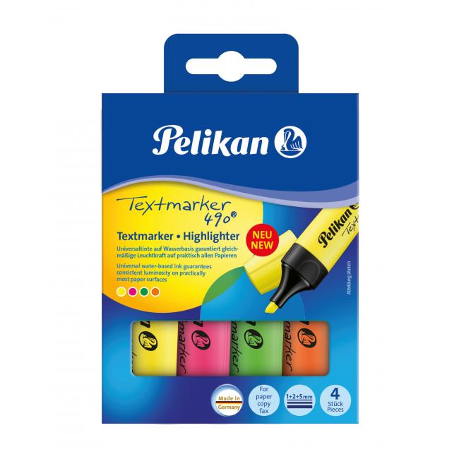 [PE943324] Pelikan 490 4S Textmarker-Set