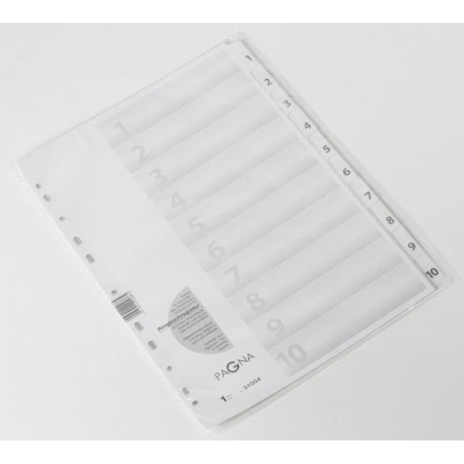 [PG310040] Papptrenner PAGNA 10-teilig weiß