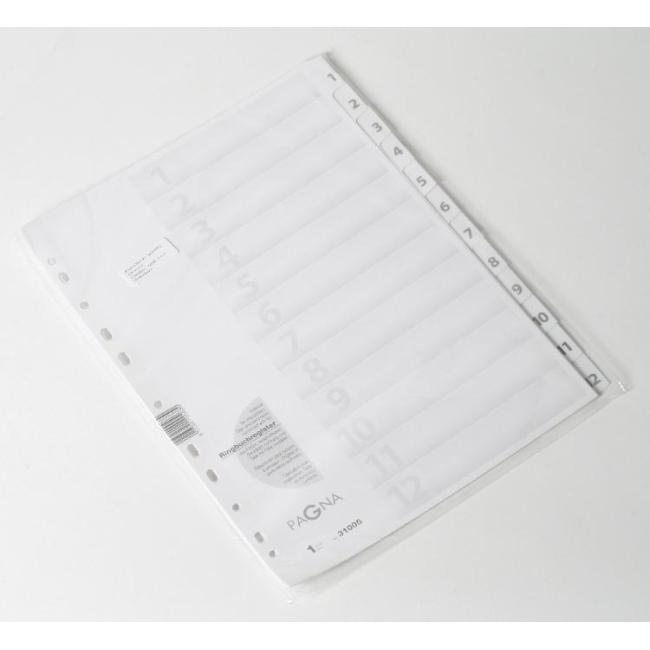 Papptrenner PAGNA 12-teilig weiß