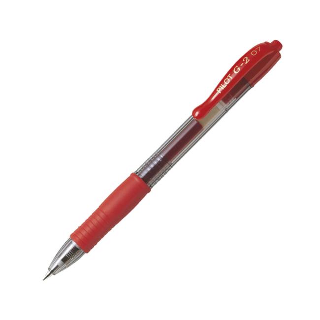 [PI026572] PILOT G-2 Gelroller 0,7 mm rot