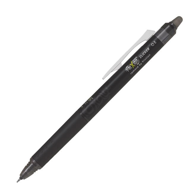 PILOT Frixion Clicker R Gummirolle, 0,5 mm schwarz