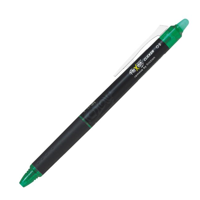 Rollengummi PILOT Frixion Klicker R, 0,5 mm grün