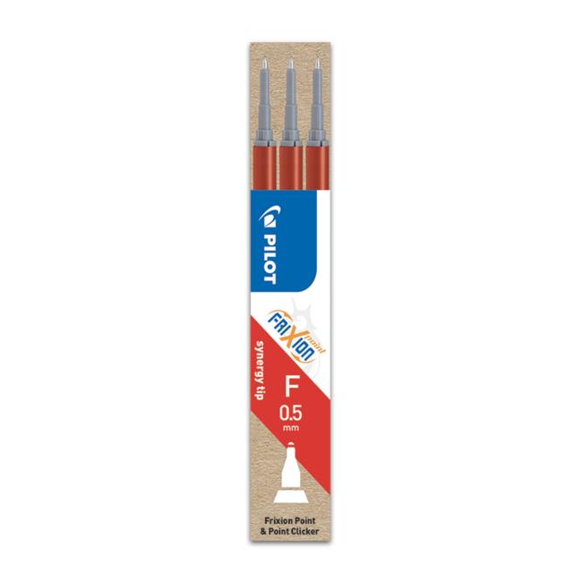 [PI205902] PILOT Frixion Point Radiergummi-Nachfüllmine 0,5 mm rot 3 Stück