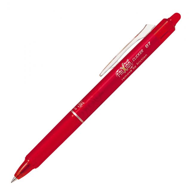 Rollengummi PILOT Frixion Klicker 0,7 mm rot