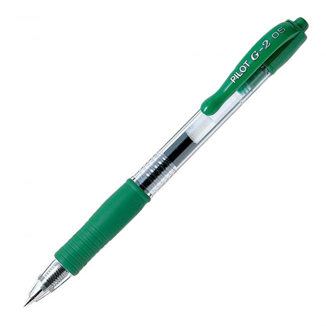 [PI260504] PILOT G-2 05 Gel-Rollerball grün