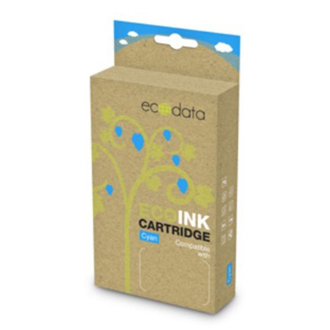 Ecodata alternative Tinte für HP C9371A Nr. 72, Cyan, 130 ml