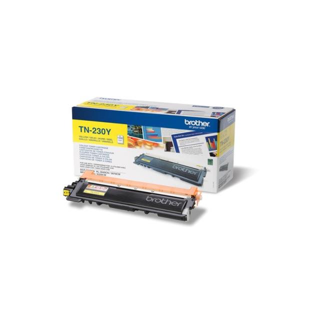 Toner Brother TN-230 für HL-3040CN/3070CW/ MFC-9120CN/9320CW gelb (1.400 Seiten)