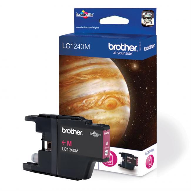 Brother LC-1240 Tintenpatrone für DCP-J925DW/ MFC-J6510DW/J6910DW Magenta (600 Seiten)