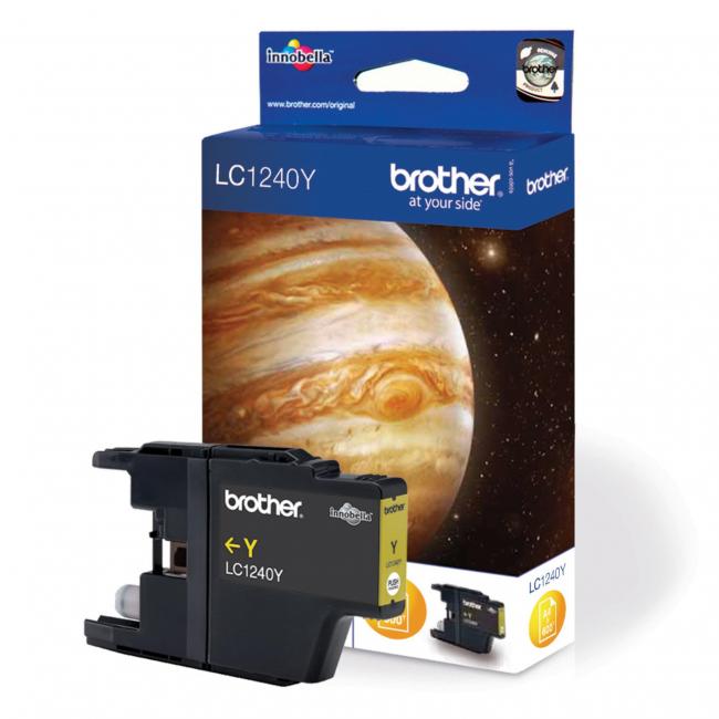 Brother LC-1240 Tintenpatrone für DCP-J925DW/ MFC-J6510DW/J6910DW gelb (600 Seiten)