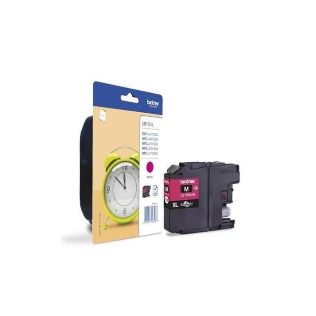 [PP021743] Brother LC-125XL Tintenpatrone für DCP-J4110DW/MFC-J4410DW/J4510DW Magenta (1.200 Seiten)
