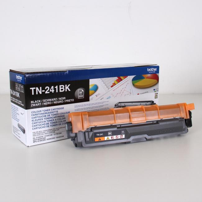 Toner Brother TN-241BK für HL-3140CW/3150CDW/3170CDW/ DCP-9020CDW schwarz (2.500 Seiten)