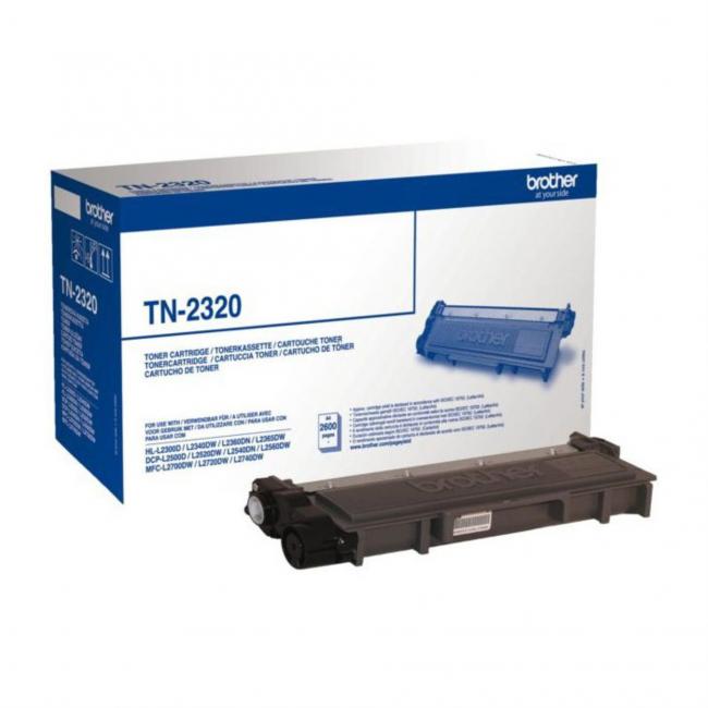 Toner Brother TN-2320 für HL-L2300/DCP-L2500/MFC-L2700 (2.600 Seiten)