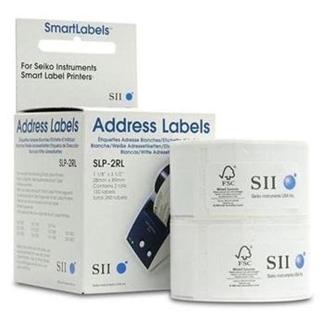 [PP029823] Etiketten auf Rolle SEIKO SLP-2RL Adressetiketten 28x89mm (2 Stück)