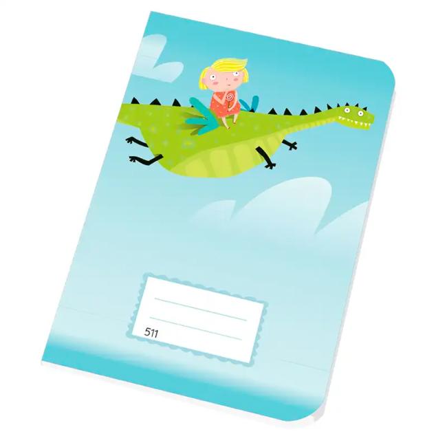 Notizbuch 511, A5, 10 Blatt, liniert