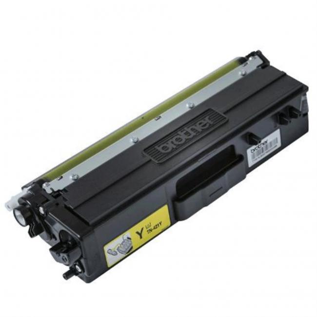 Toner Brother TN-421 für HL-L8260CDW/L8360CDW/DCP-L8410CDW/MFC-L8690CDW gelb (1.800 Seiten)