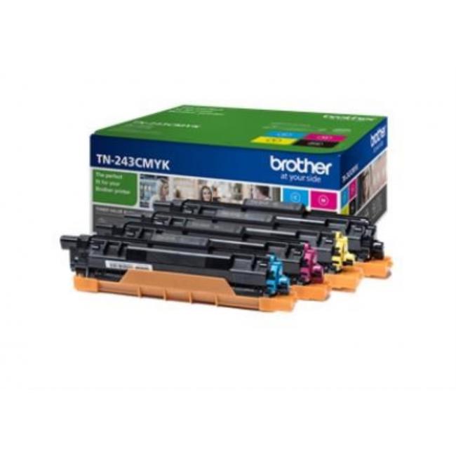 Toner Brother TN-243 Set für HL-L3210CW/L3270CDW/DCP-L3510CDW/L3550CDW K/C/M/Y (1.000 Seiten)