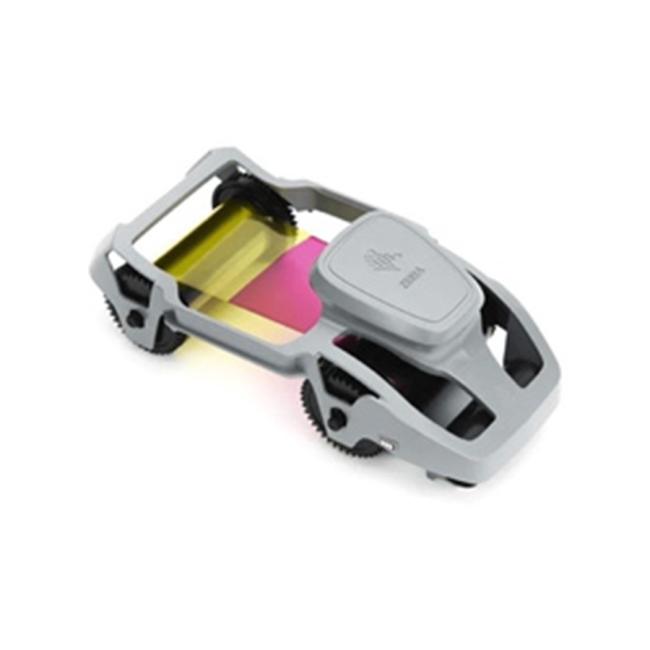 Zebra-Farbband für Zebra ZC100/ZC300 YMCKO 58 mm x 99 m zum Bedrucken von 200 Karten