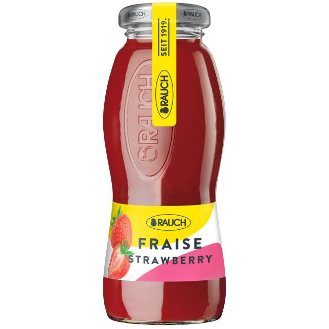 RAUCH Erdbeersaft 40% 24 x 0,2 l Einwegglas