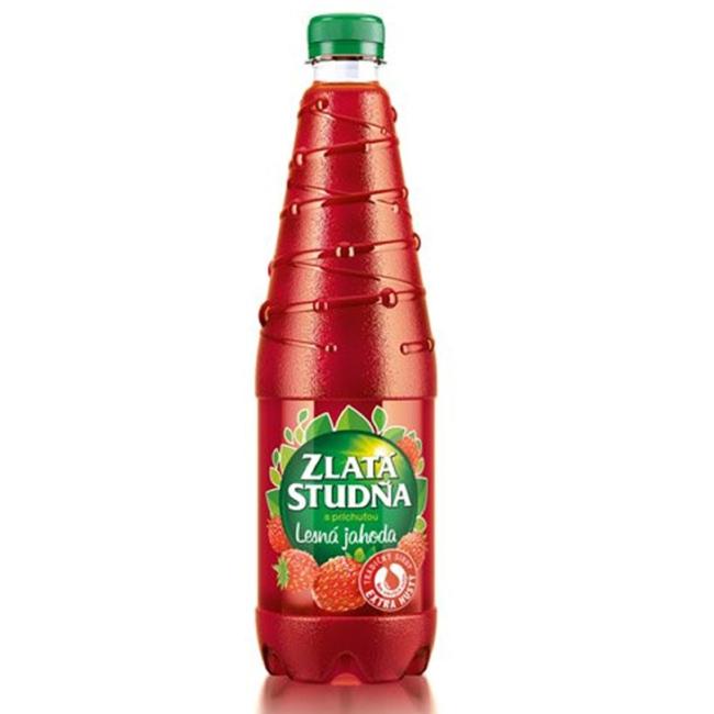 [PT062029] Sirup ZLATA STĚNA mit Walderdbeergeschmack 0,7 ℓ