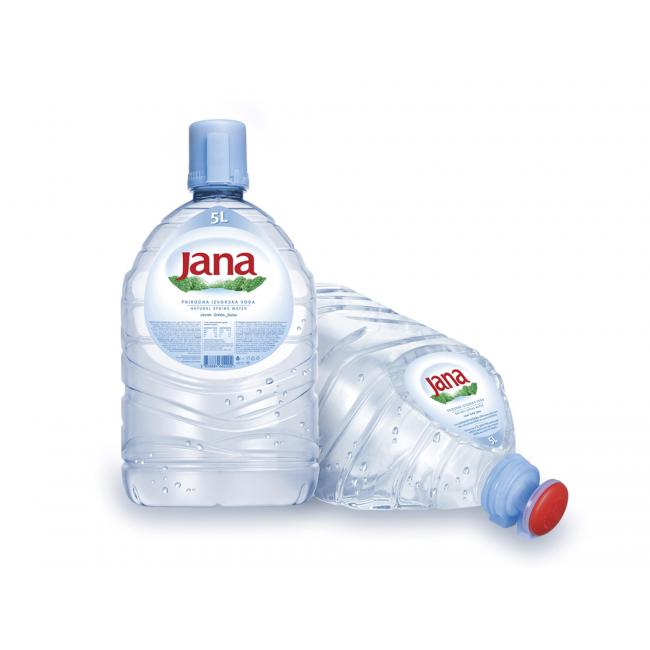 Natürliches Mineralwasser Jana, kohlensäurefrei, 5 l