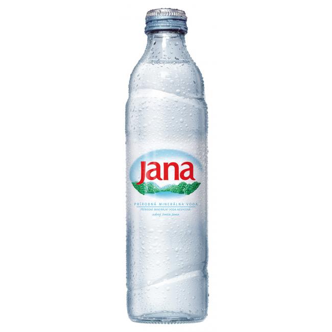 Natürliches Mineralwasser Jana still 24 x 0,33 l RÜCKGABEGLAS
