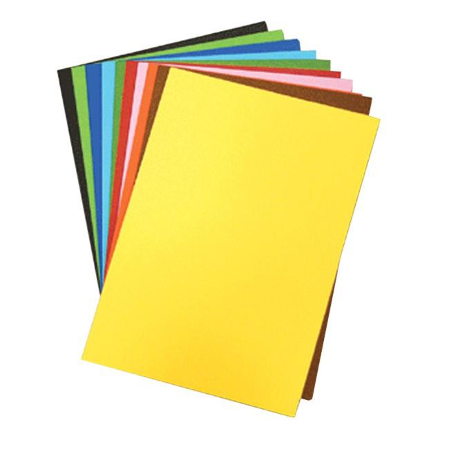 [BK022510] Zeichenkarton, A4, 50 Blatt, 225 g, Farbmischung