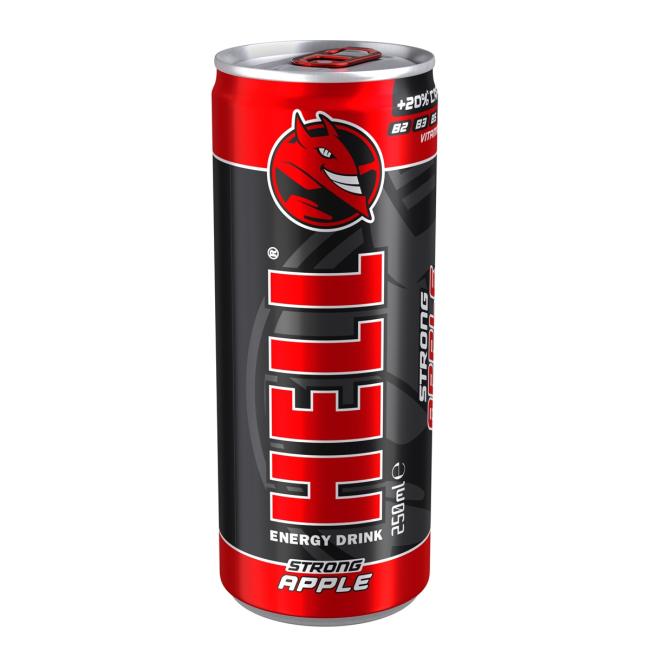 Hell Strong Apple Energy Drink 250ml